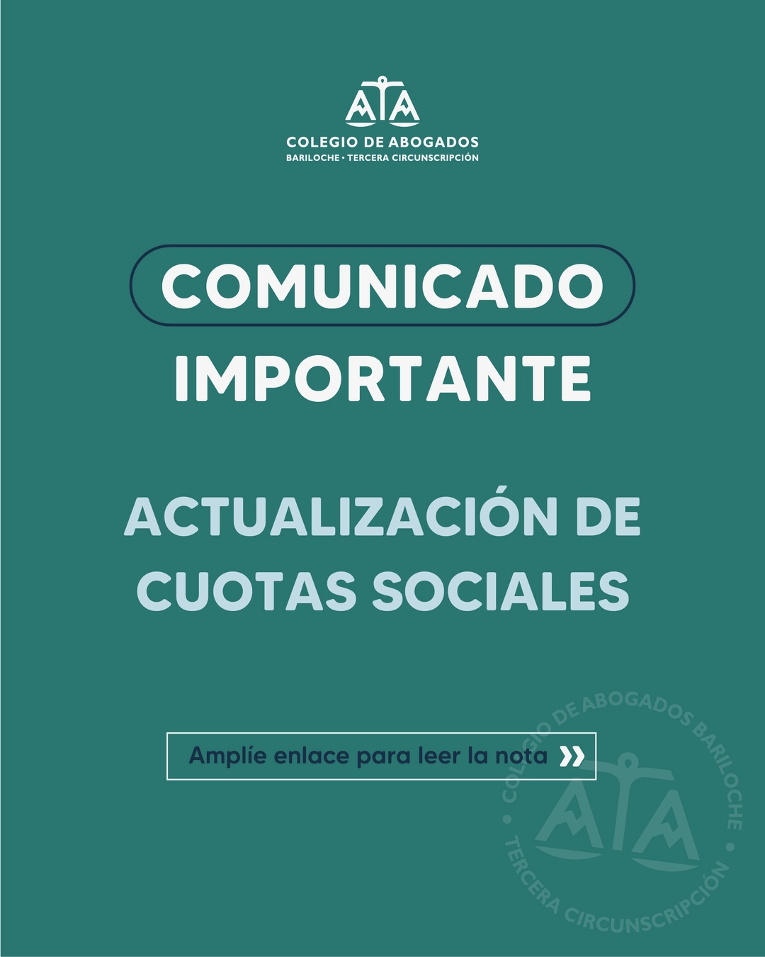 Actualización de cuotas sociales