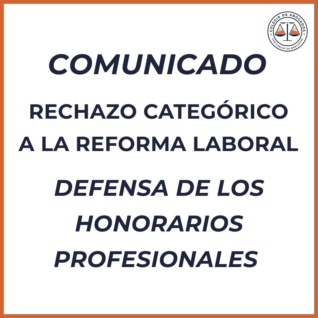 RECHAZO CATEGÓRICO A LA REFORMA LABORAL DEFENSA DE LOS HONORARIOS PROFESIONALES